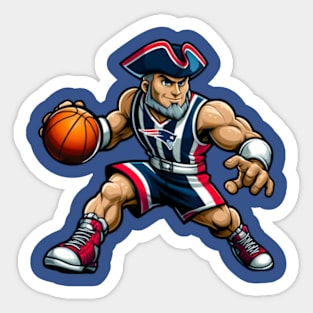 Patriot basketball Sticker